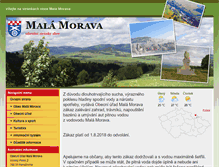 Tablet Screenshot of obecmalamorava.cz